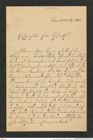 Nachlass Franz Steindachner, Brief von E. Brandis an Franz Steindachner (28.04.1904), Inv.Nr. 52.02, Seite 1